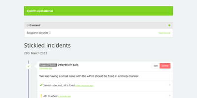 Cachet screenshot thumbnail