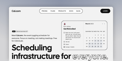 Calcom screenshot thumbnail