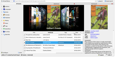 Calibre screenshot thumbnail