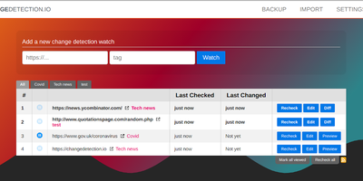 Change Detection screenshot thumbnail