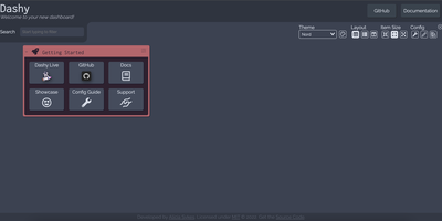 Dashy screenshot thumbnail