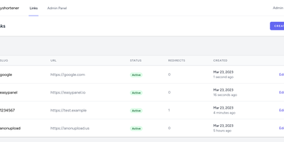 Easyshortener screenshot thumbnail