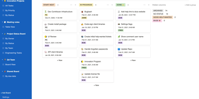 Focalboard screenshot thumbnail