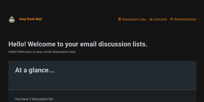 Gray Duck Mail screenshot thumbnail