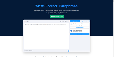 Languagetool screenshot thumbnail