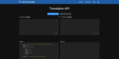 LibreTranslate screenshot thumbnail