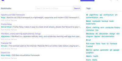 linkding screenshot thumbnail