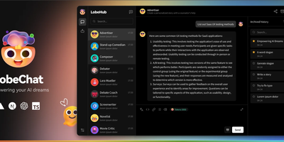 Lobe Chat screenshot thumbnail