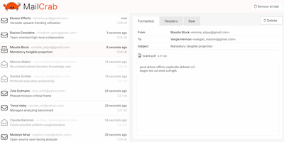 MailCrab screenshot thumbnail