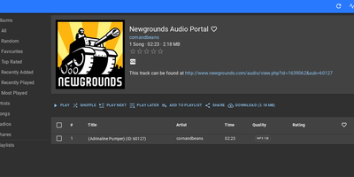 Navidrome screenshot thumbnail