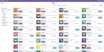Odoo screenshot thumbnail
