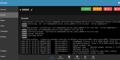 Pufferpanel screenshot thumbnail