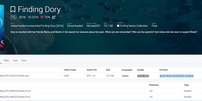 Radarr screenshot thumbnail