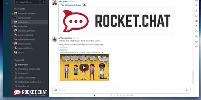 Rocket.Chat screenshot thumbnail