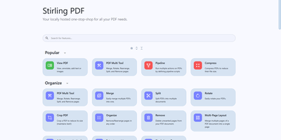 StirlingPDF screenshot thumbnail