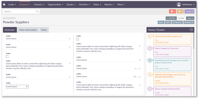 SuiteCRM screenshot thumbnail