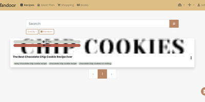 Tandoor screenshot thumbnail